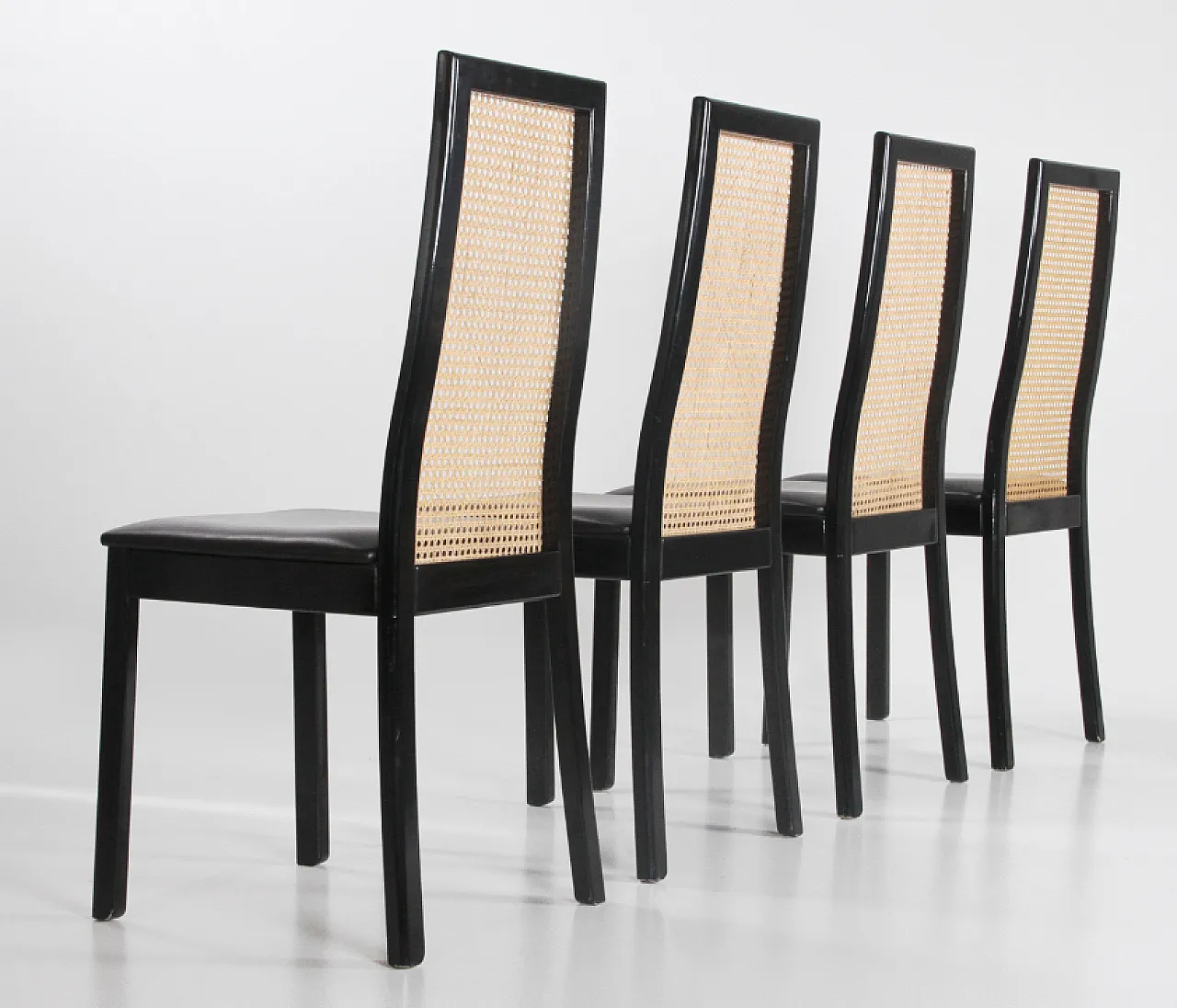 4 sedie mod. 840 di Tito Agnoli per Montina, anni '70 4