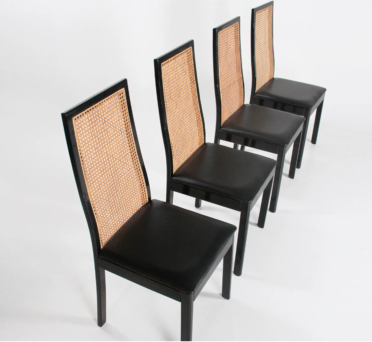 4 sedie mod. 840 di Tito Agnoli per Montina, anni '70 5