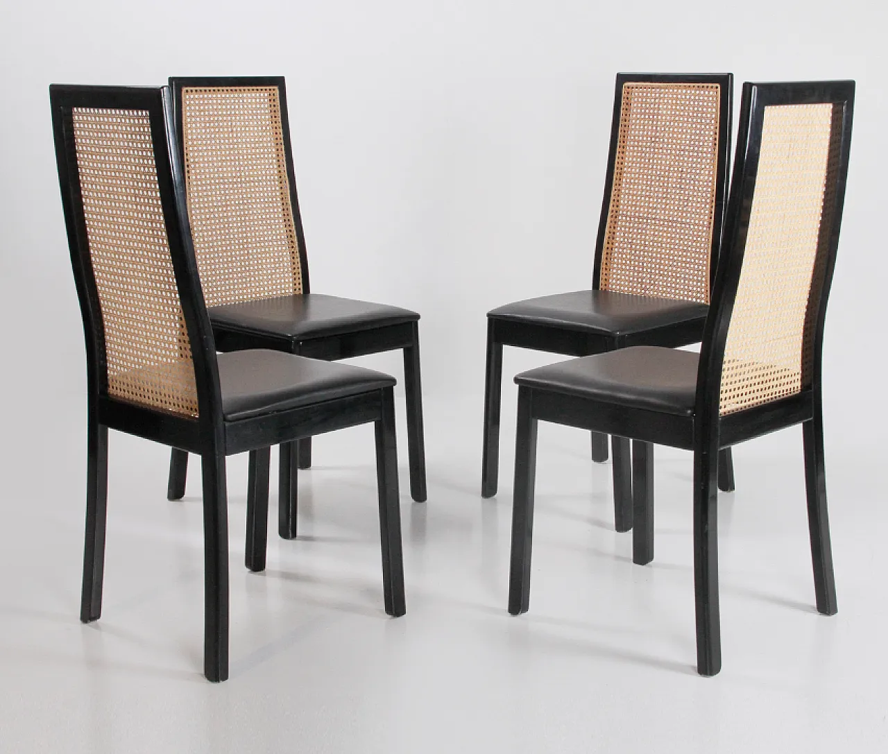 4 sedie mod. 840 di Tito Agnoli per Montina, anni '70 6