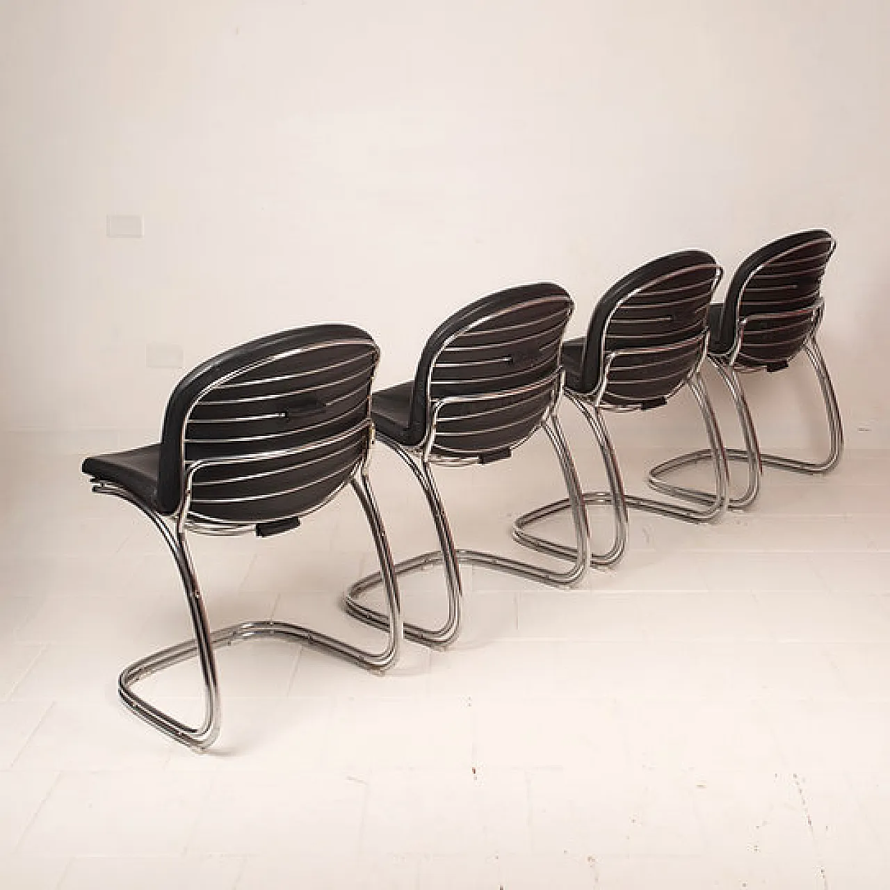 4 Sabrina chairs by Gastone Rinaldi for Rima Padova, 1970s 11