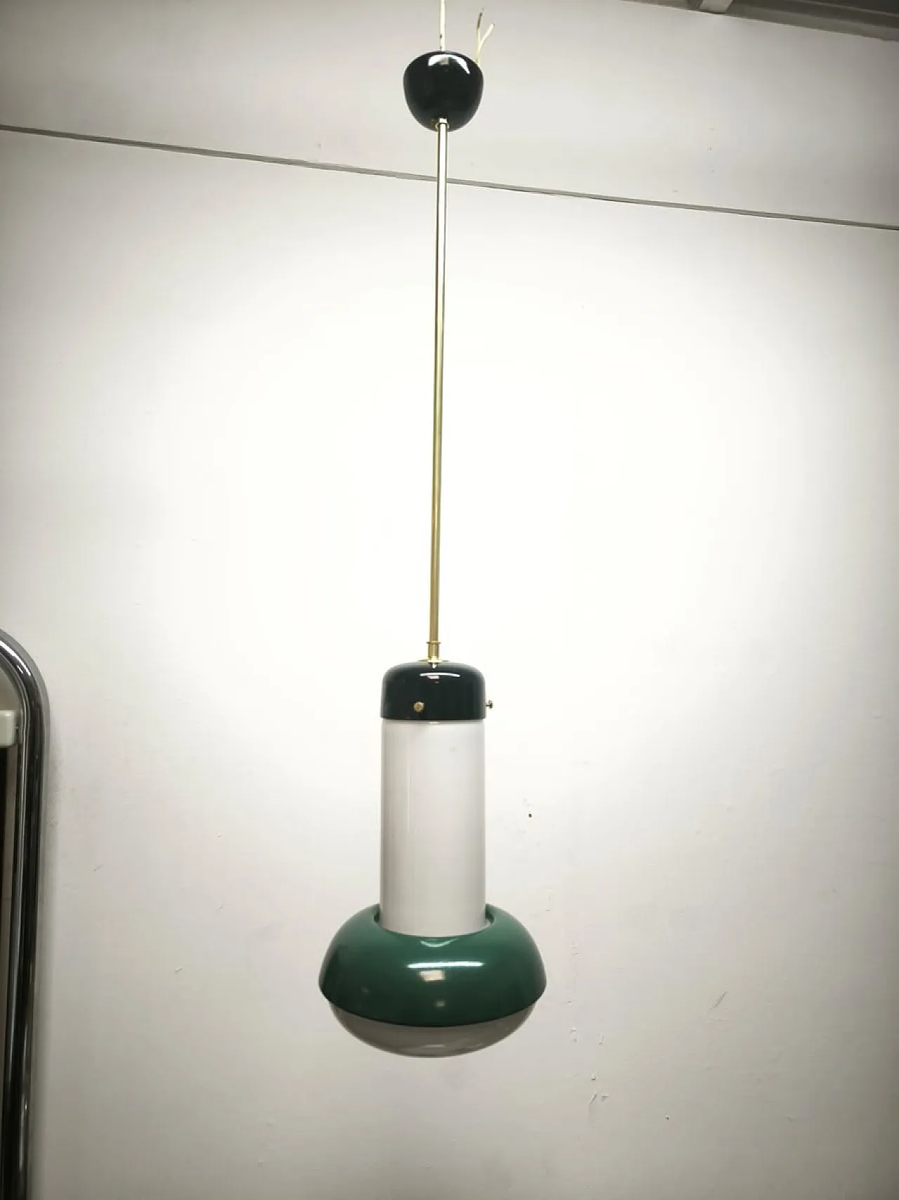Glass suspension lamp, 1960s 1