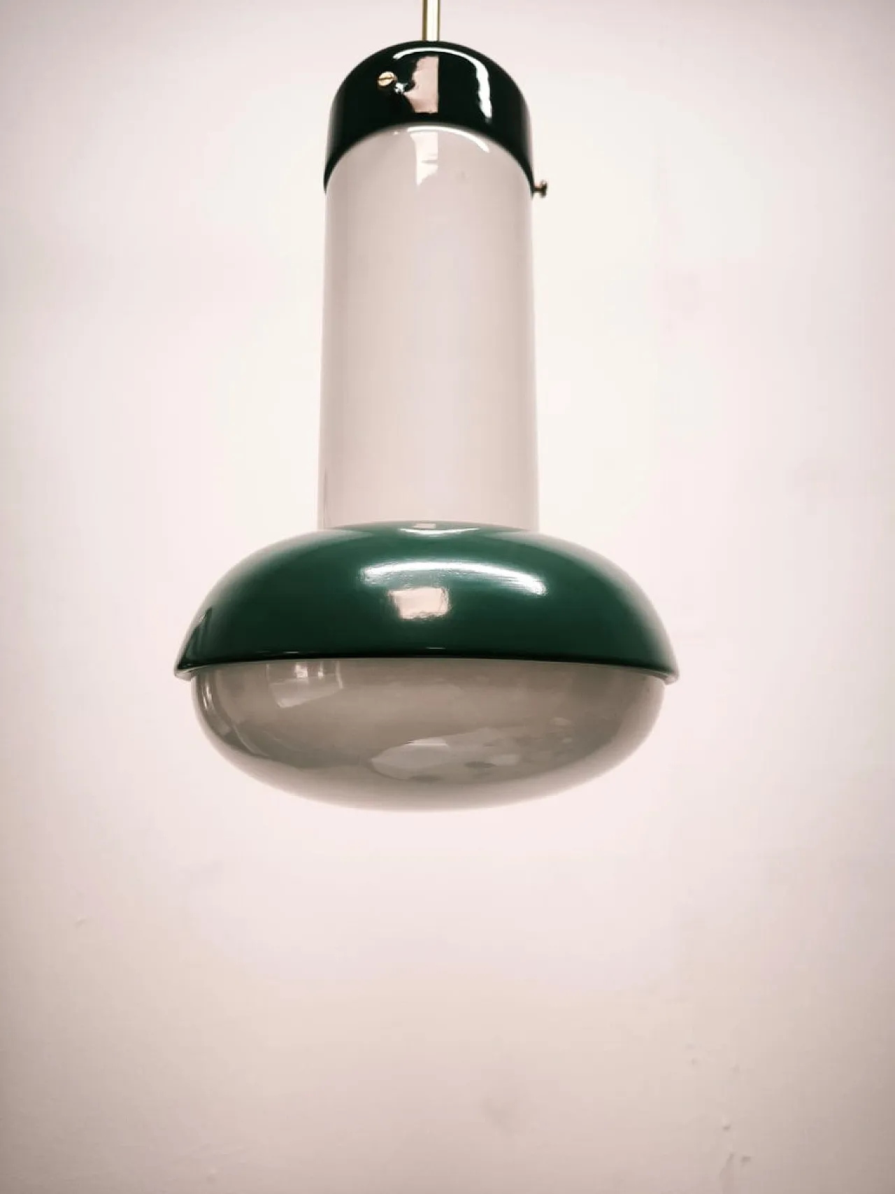 Glass suspension lamp, 1960s 3