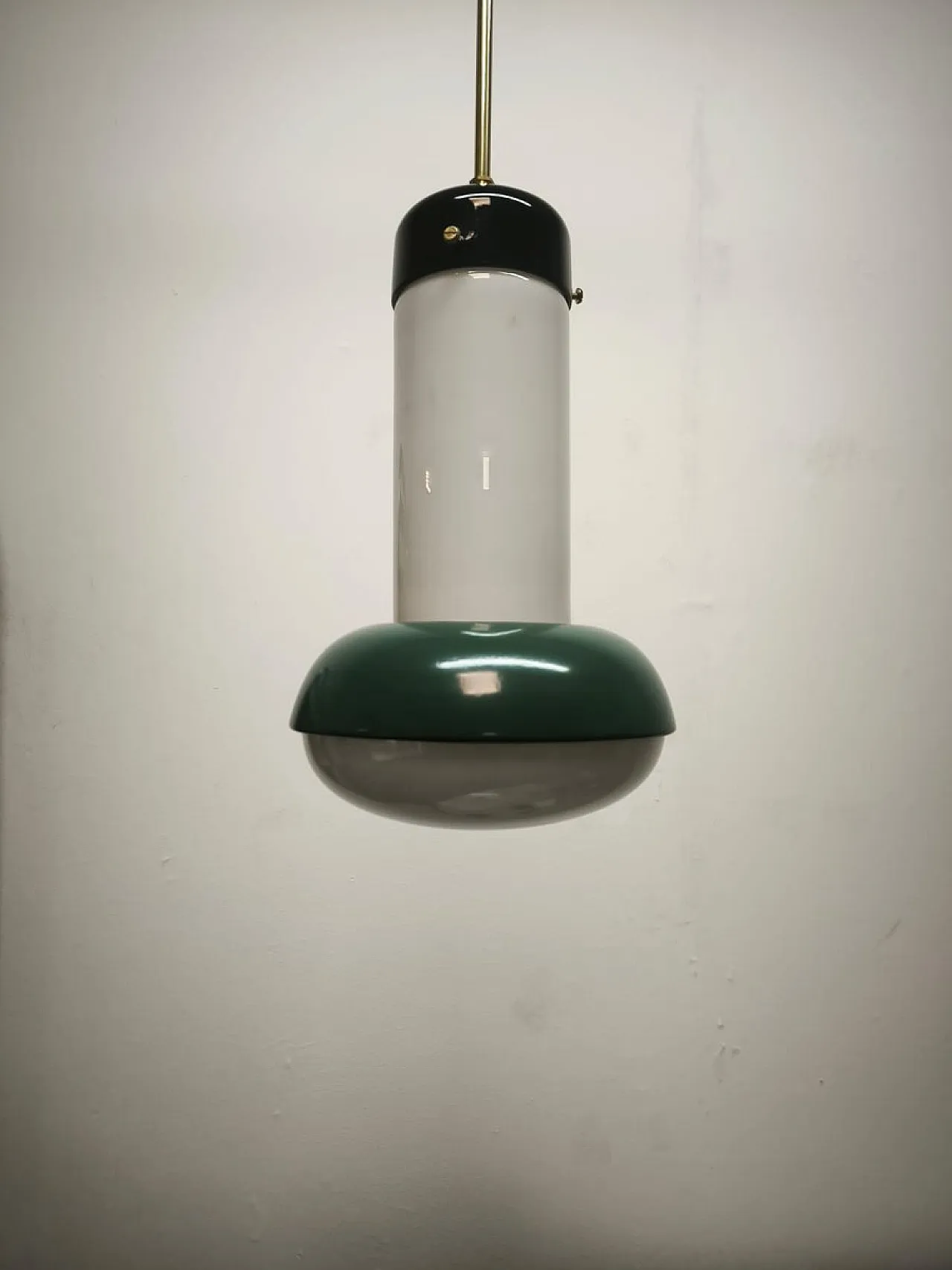 Glass suspension lamp, 1960s 7