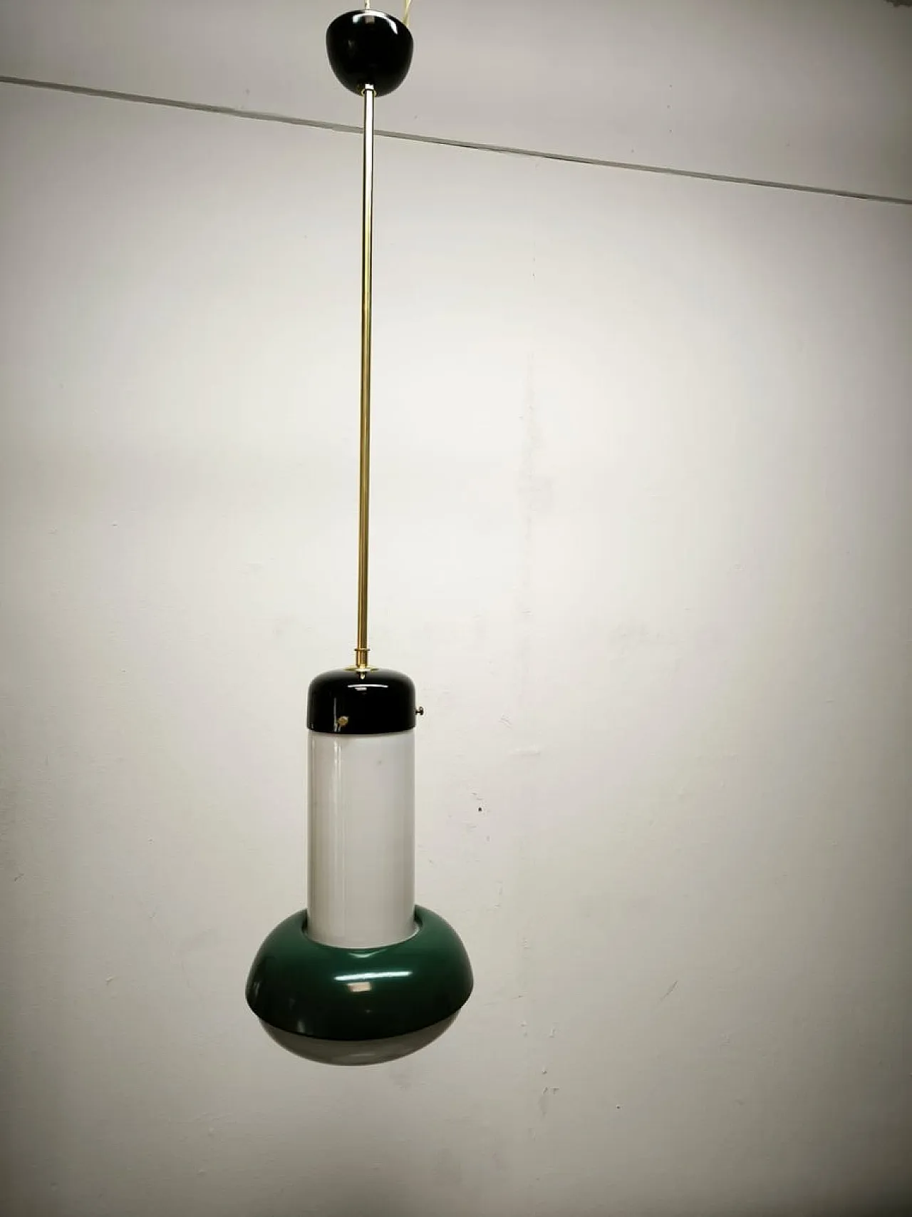 Glass suspension lamp, 1960s 8