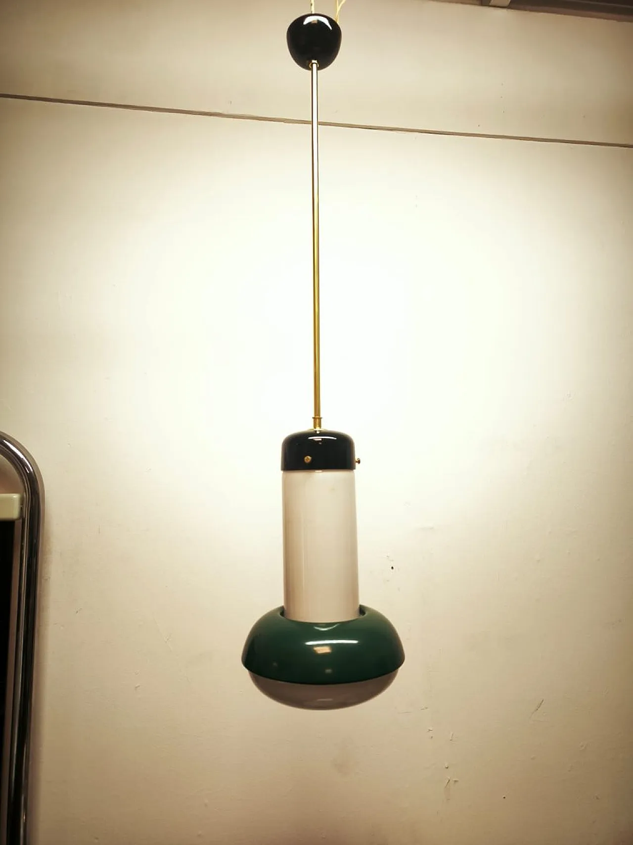 Glass suspension lamp, 1960s 10