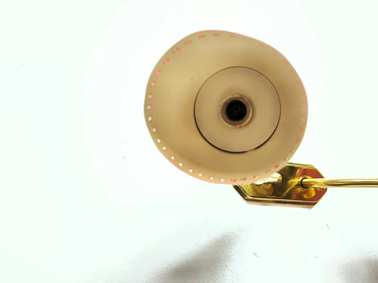 Adjustable double light wall lamp in brass by Stilnovo, 1960s 10