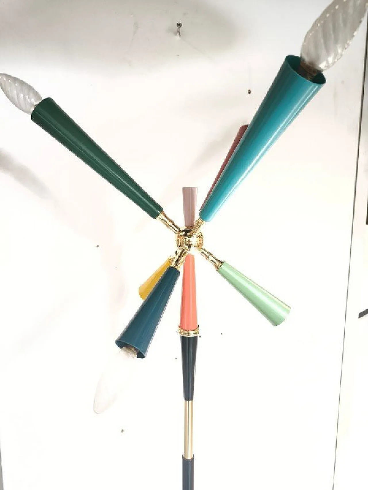 Sputnik floor lamp by Stilnovo, 1960s 11