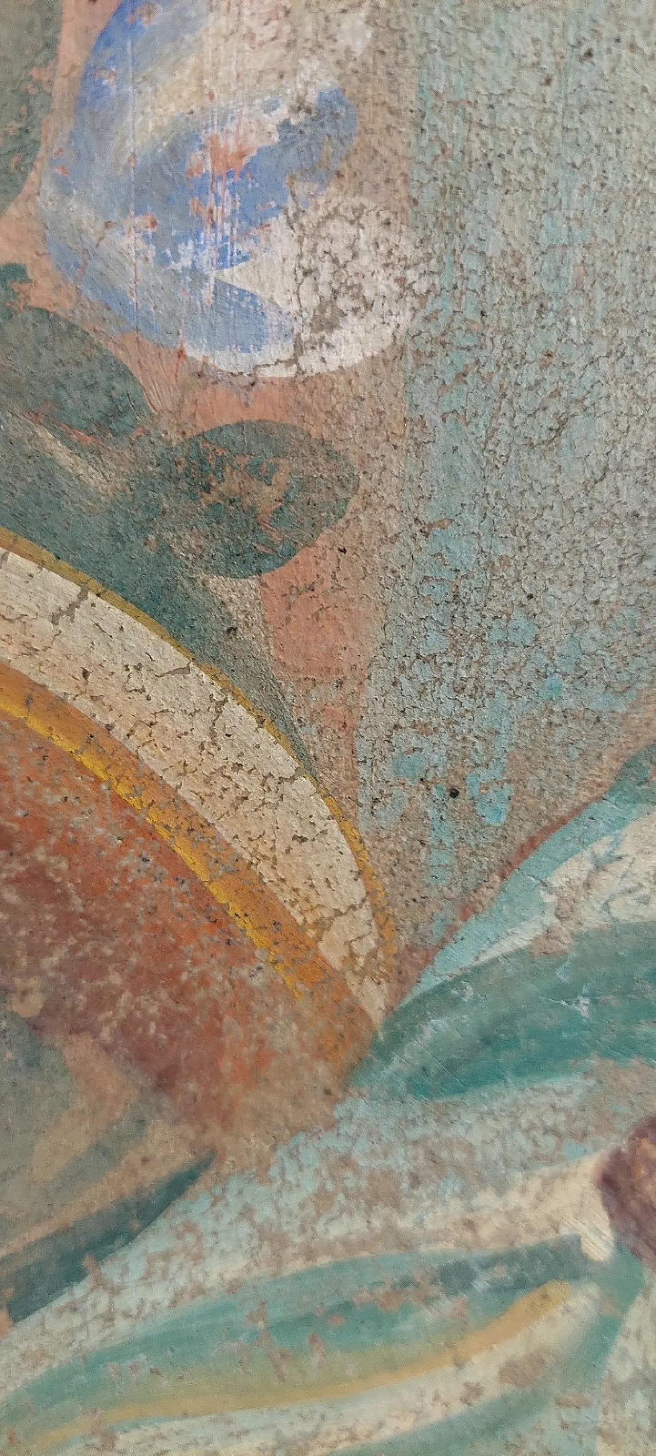 Allegoria con putto e figura femminile, pannello su tela, 19th century 4