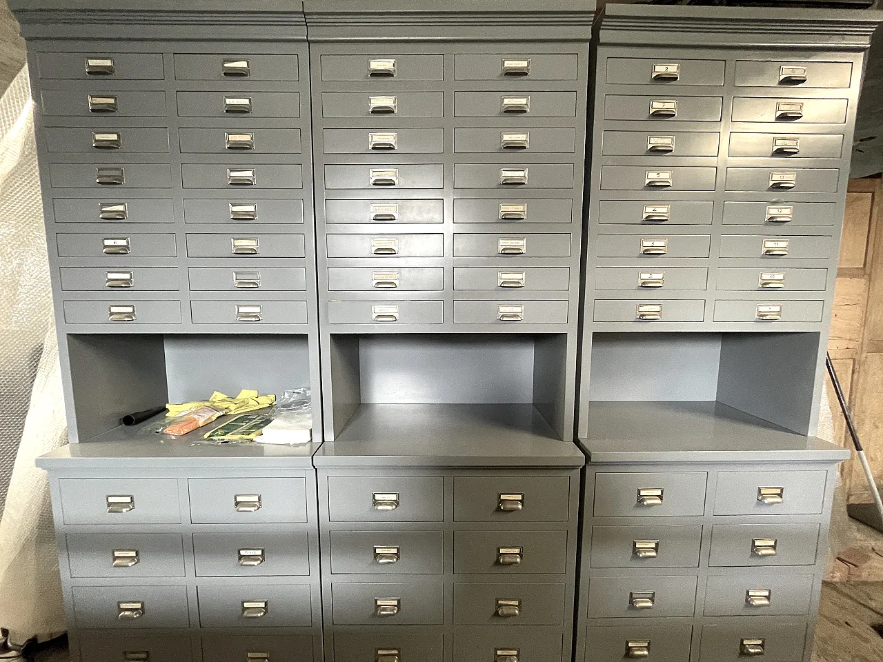 Shop high chest of drawers, 80s 3