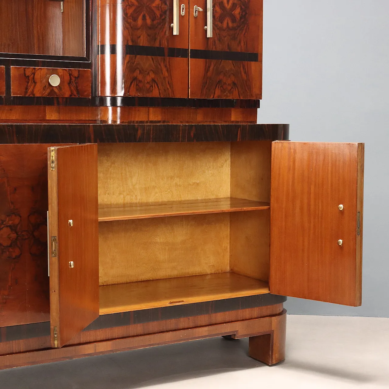 Credenza in legno e metallo, metà '900 8