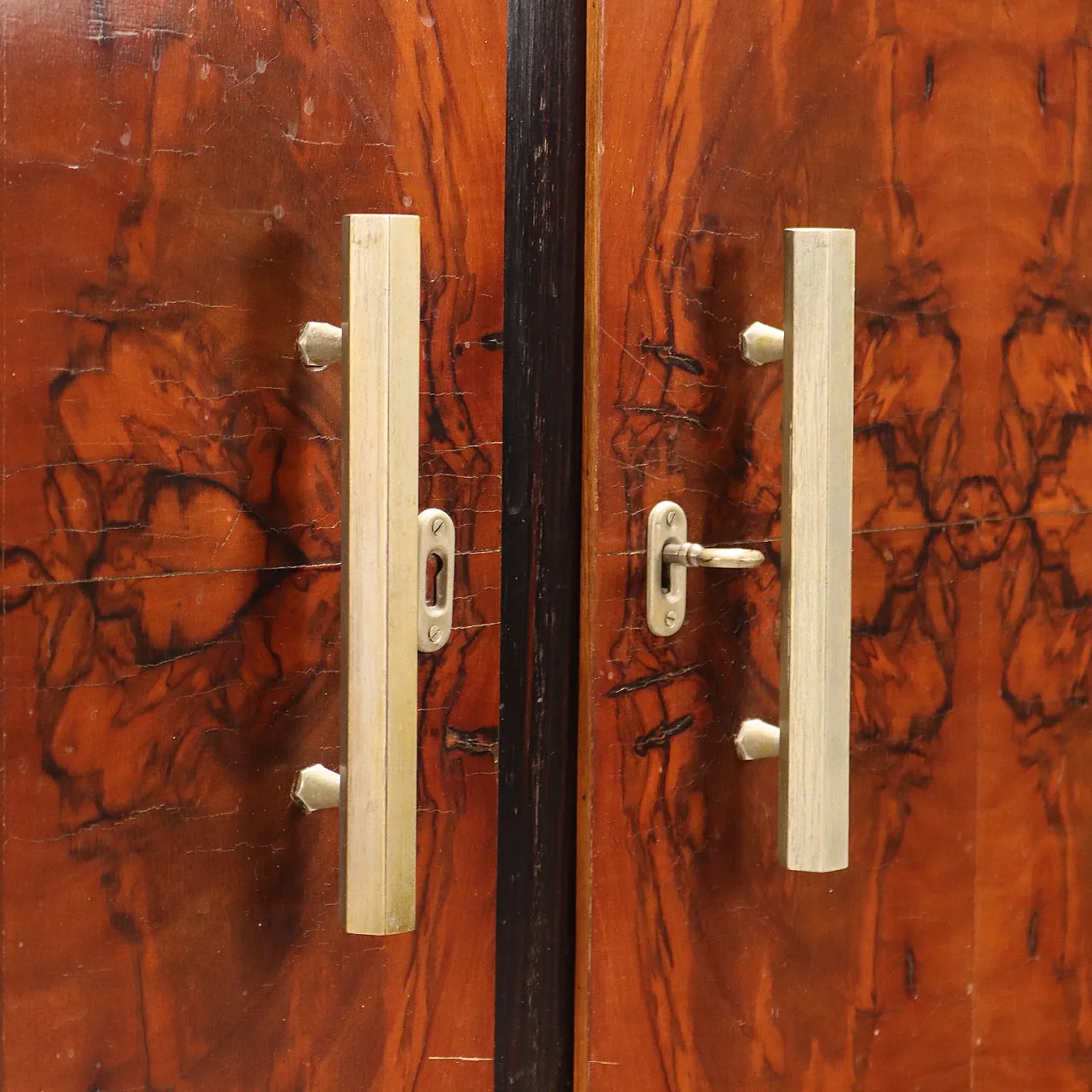 Credenza in legno e metallo, metà '900 9