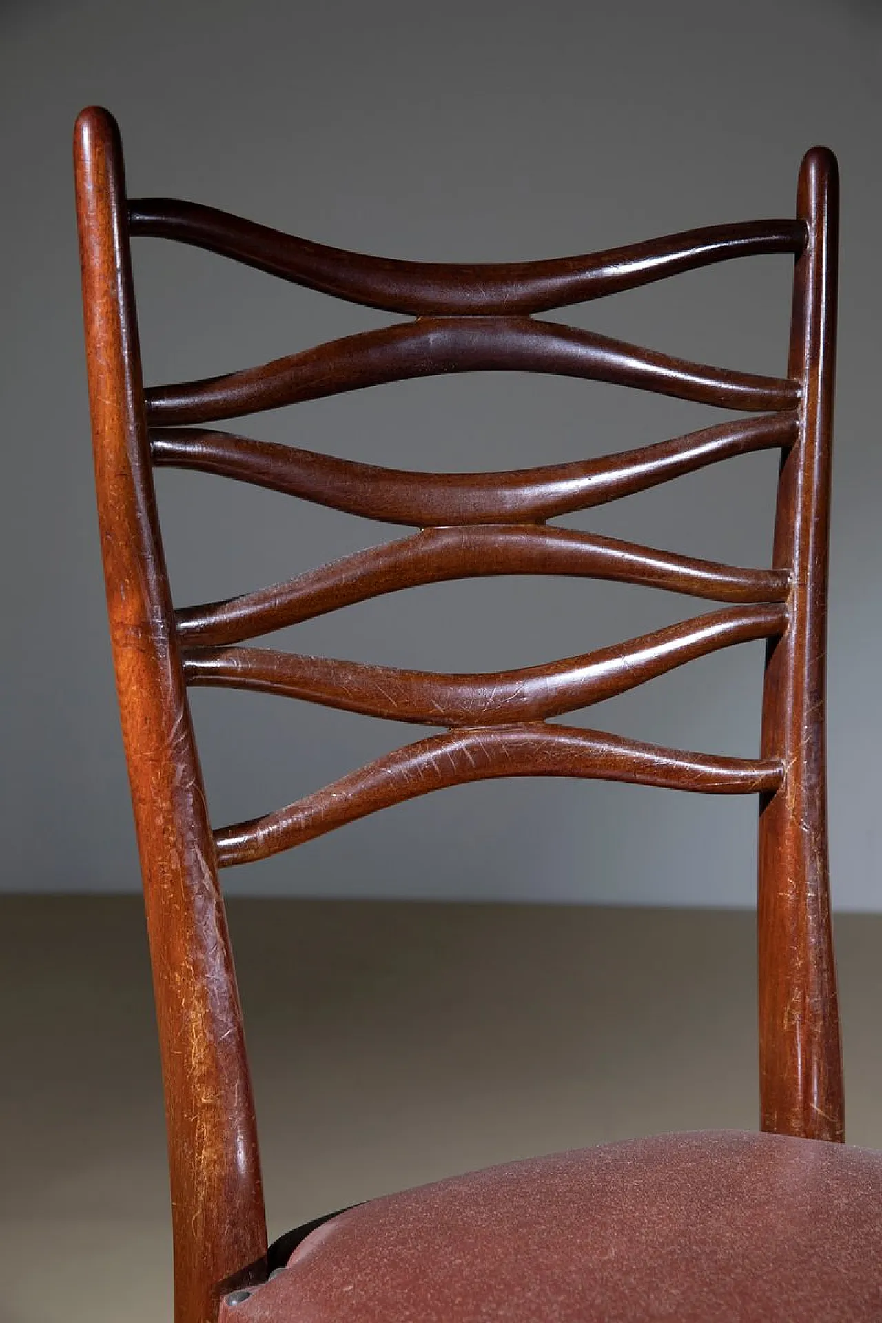 8 Dining chairs by Eugenia Alberti and Gian Luigi Reggio, 1950s 4