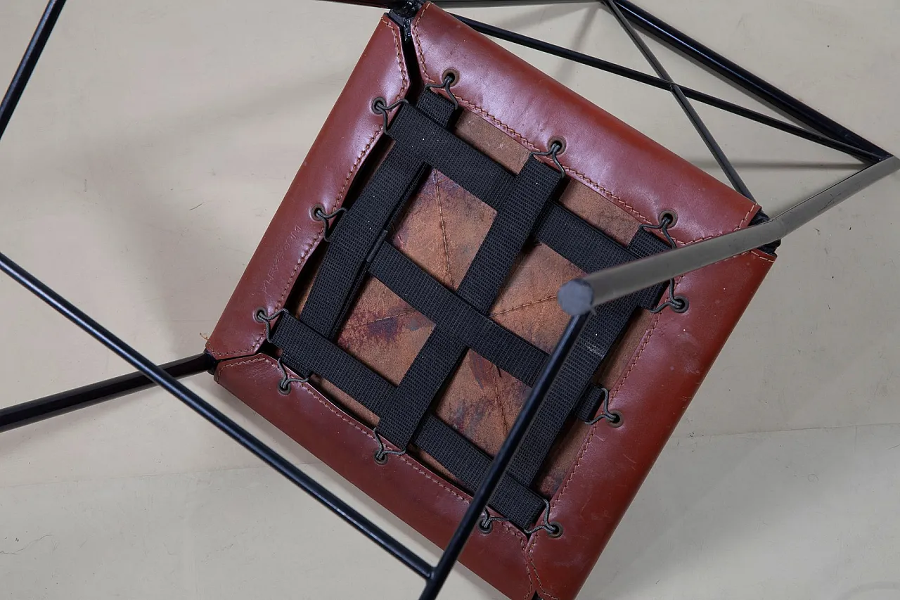 4 Moka chairs by Mario Asnago and Claudio Vender for Flexform, 1980s 8