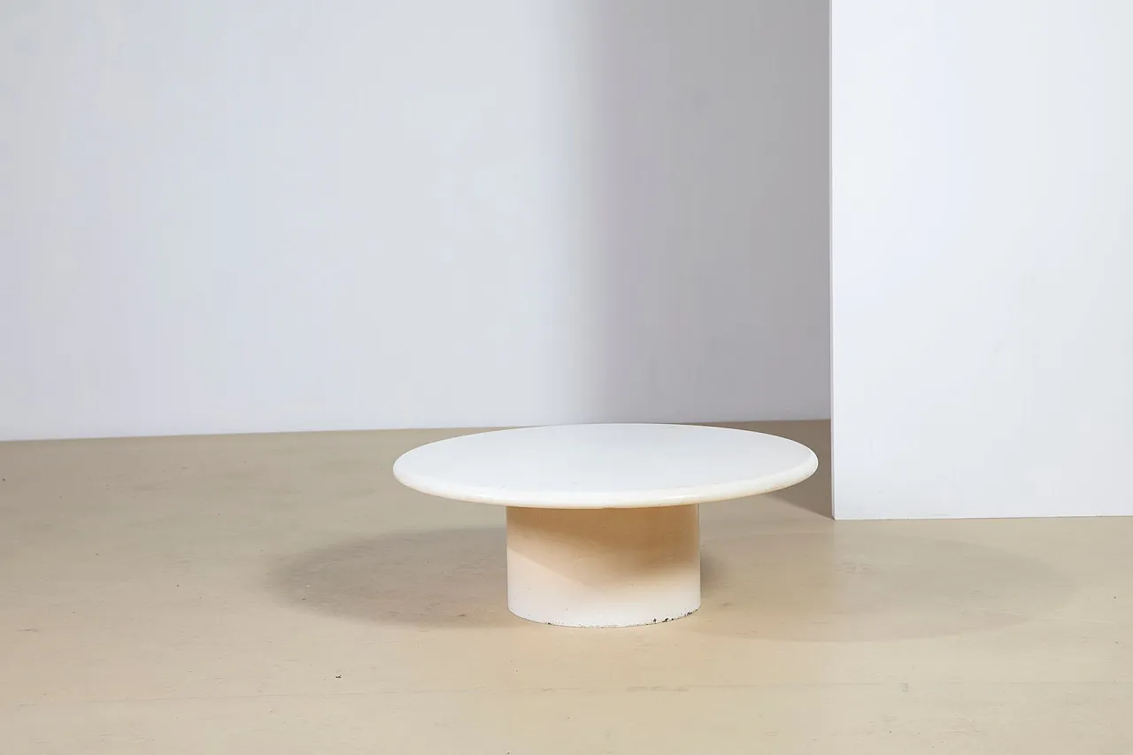 Loto table in Carrara marble by Ettore Sottsass for Poltronova, 1960s 1
