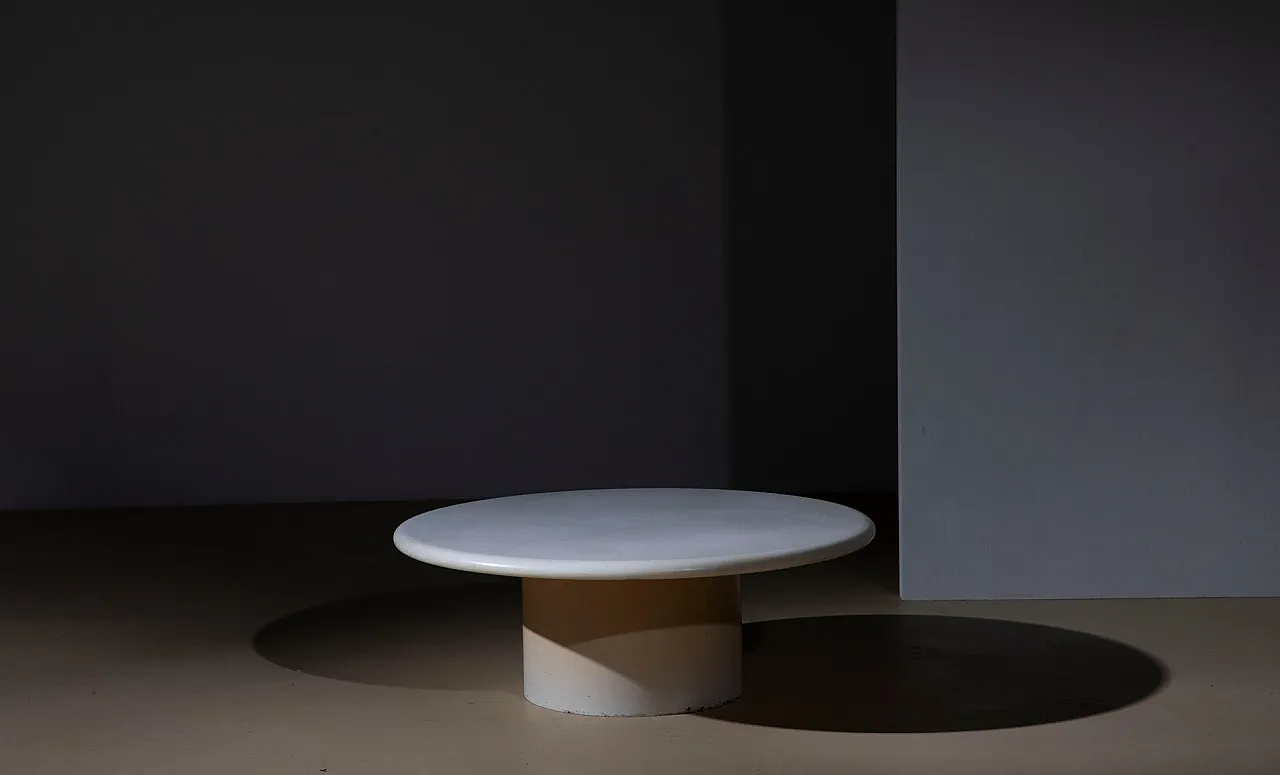 Loto table in Carrara marble by Ettore Sottsass for Poltronova, 1960s 5