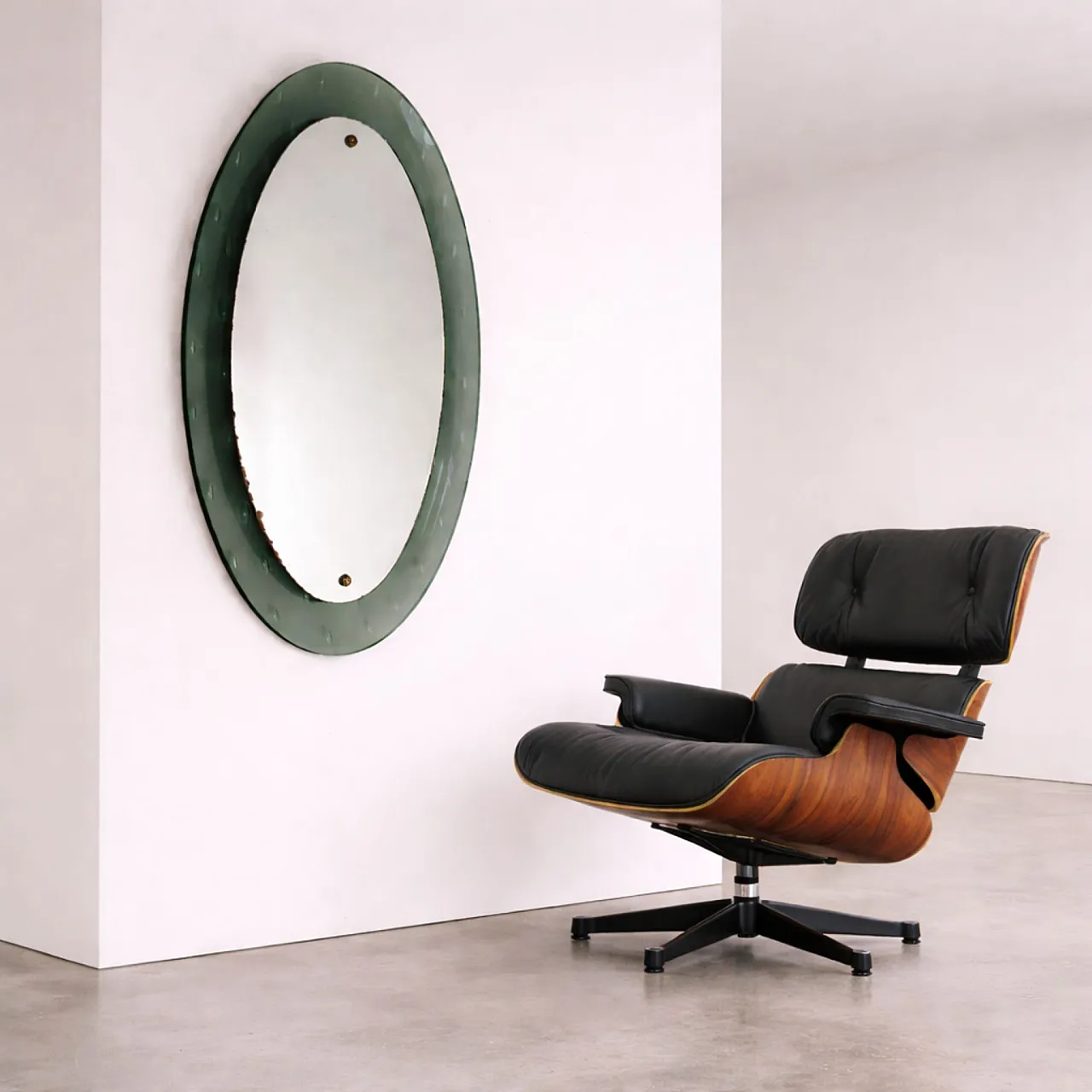 Specchio di Cristal Art, anni '60 7