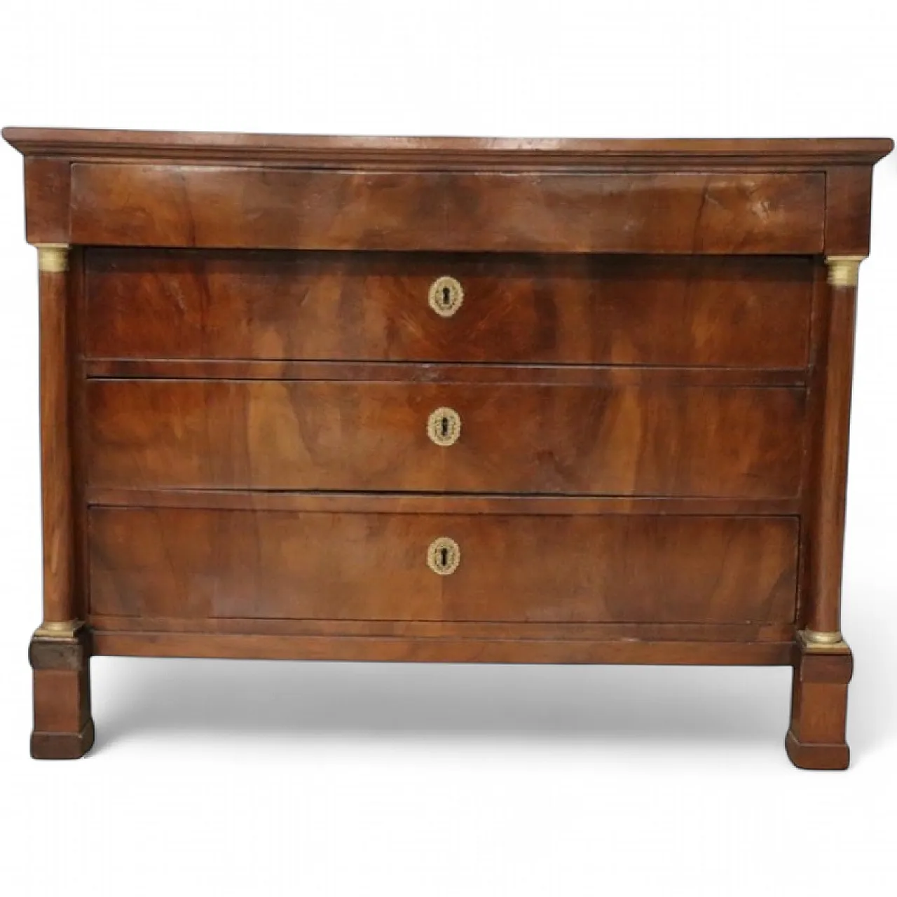 Comò in noce epoca Impero, primi '800 15