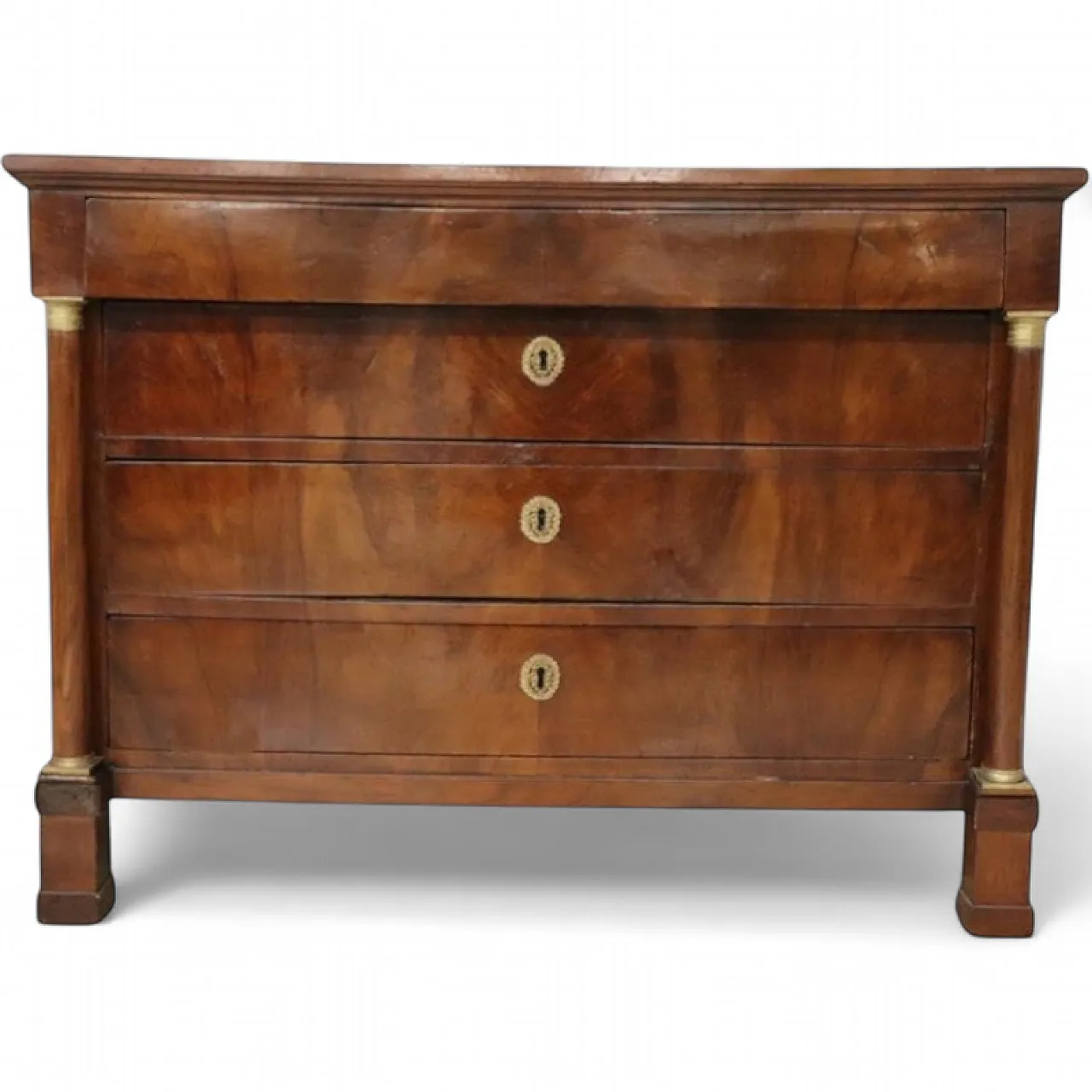 Comò in noce epoca Impero, primi '800 16
