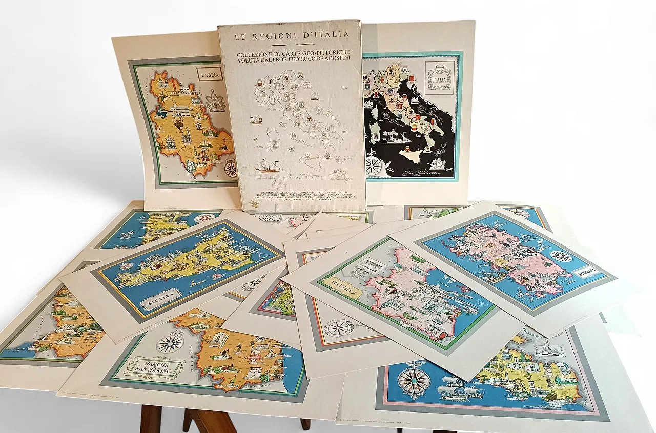 Regions of Italy, maps, 60s 26
