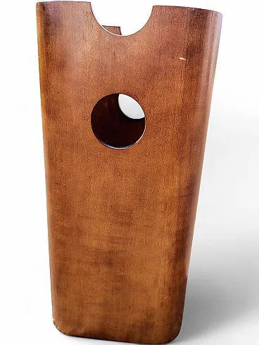 Umbrella stand attributable to Campo e Graffi in teak, 1960s