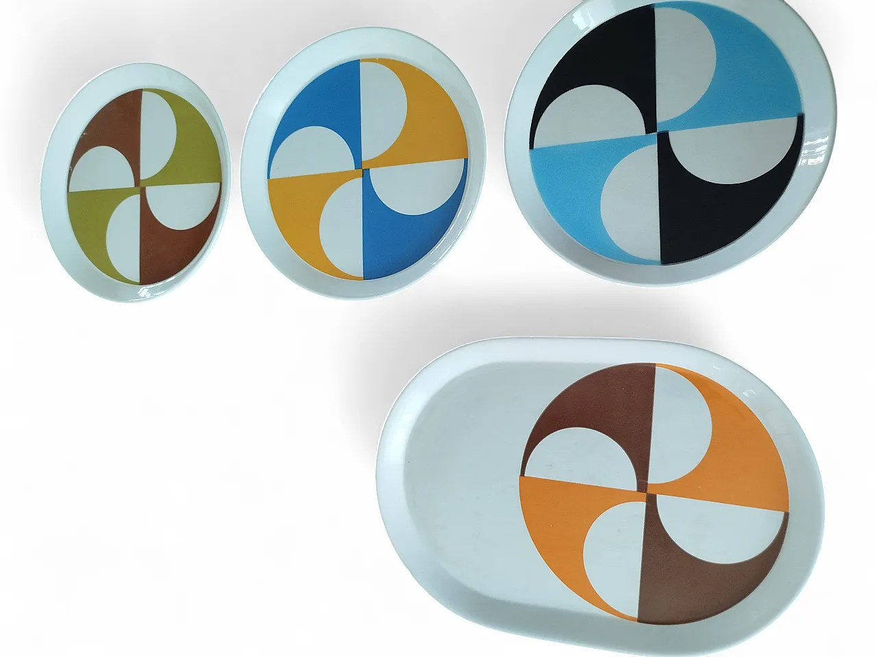 Set piatti e vassoio Gio Ponti per Franco Pozzi, anni '70 10
