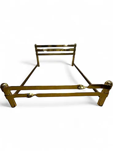 Brass bed frame, 70s