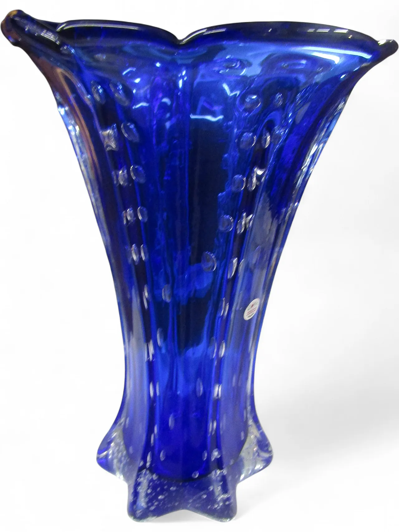 Vaso in vetro di Murano, anni '70 7