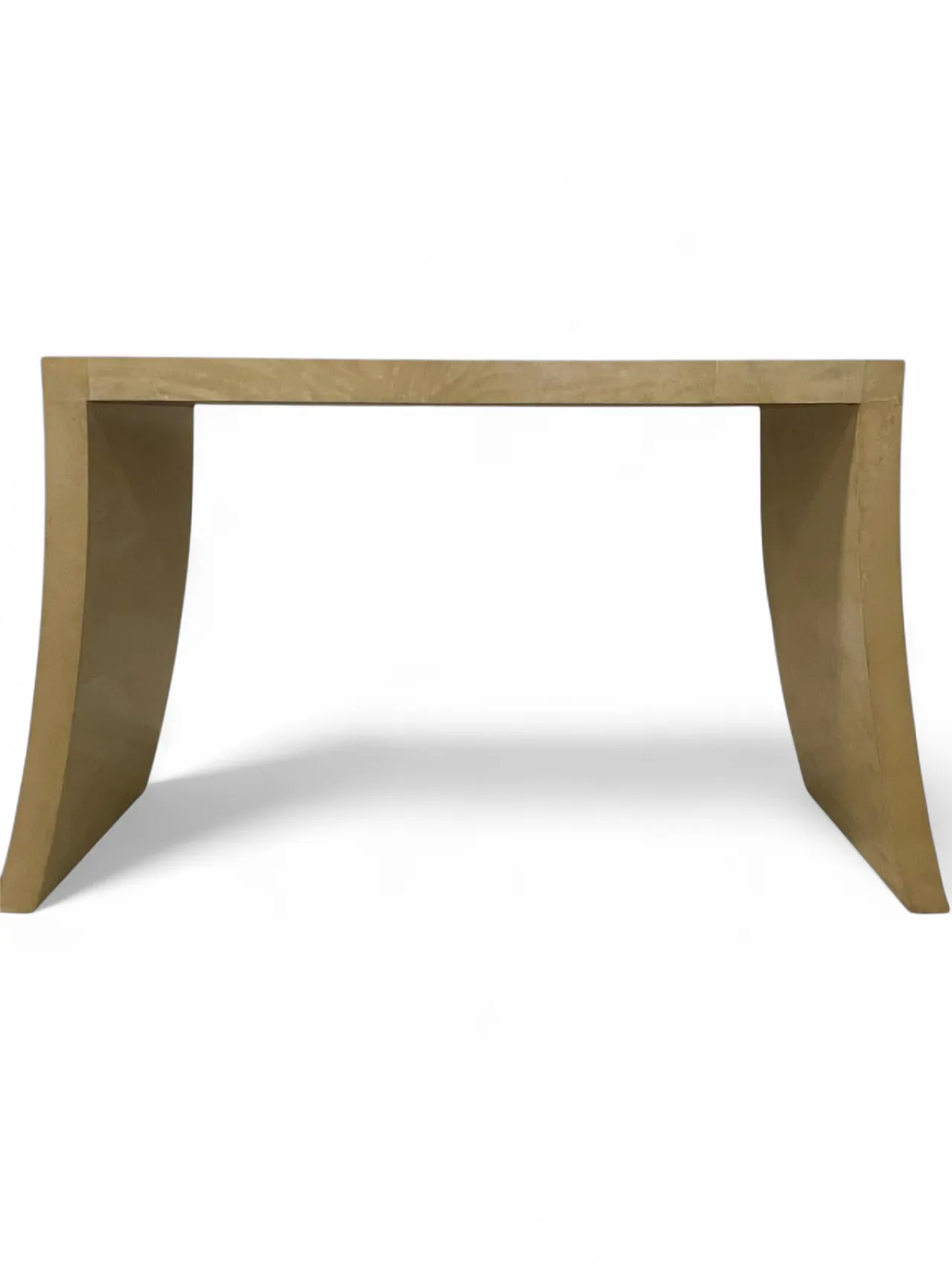 Consolle Art Déco in pergamena, anni '40 10