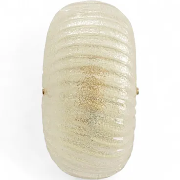 Murano glass shell wall sconce lamp, 2000s