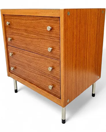 Cassettiera Vintage in Teak, Design Scandinavo Anni '60