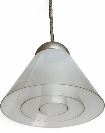 LS189 Murano glass pendant lamp by Carlo Nason for Mazzega  70s