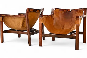 Pair Safari Armchairs by Carlo Hauner for Forma, 1970s