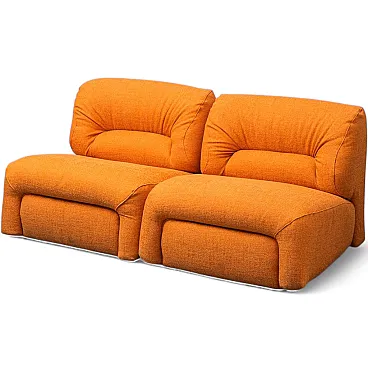 Modular 2-seater sofa or pair of armchairs, 1970s
