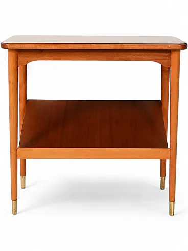 Coffee table scandinavo con mensola espositore