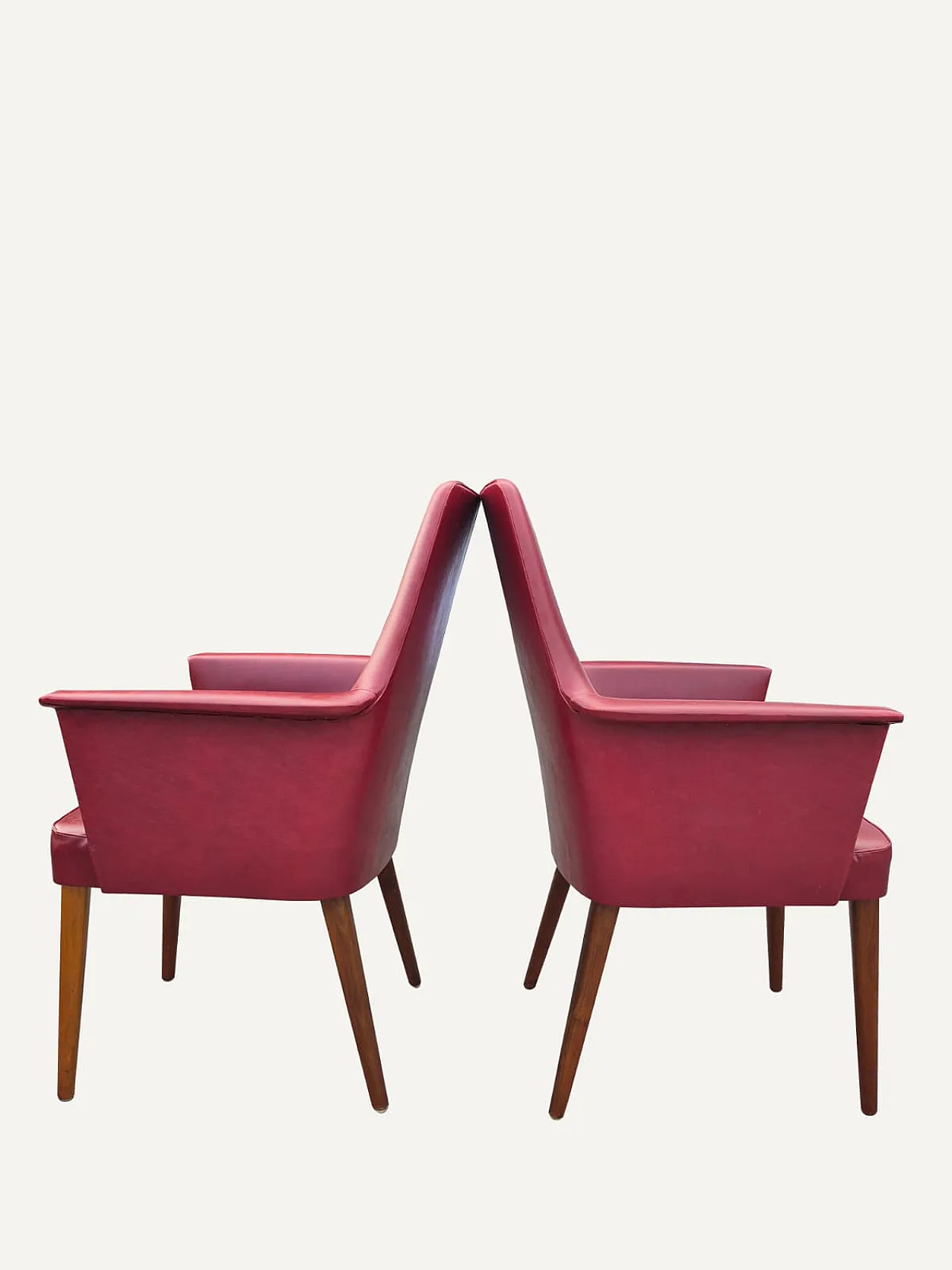 Coppia di poltrone di Anonima Castelli Bologna, anni ’50 3