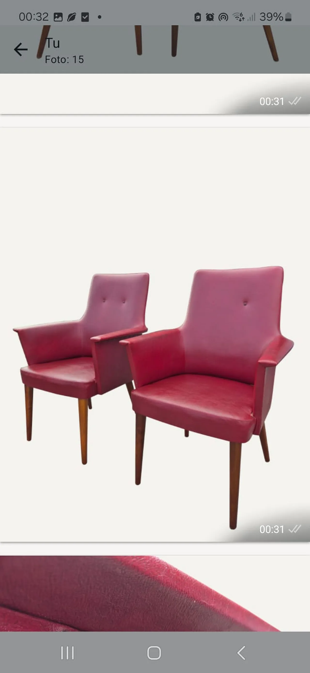 Coppia di poltrone di Anonima Castelli Bologna, anni ’50 18