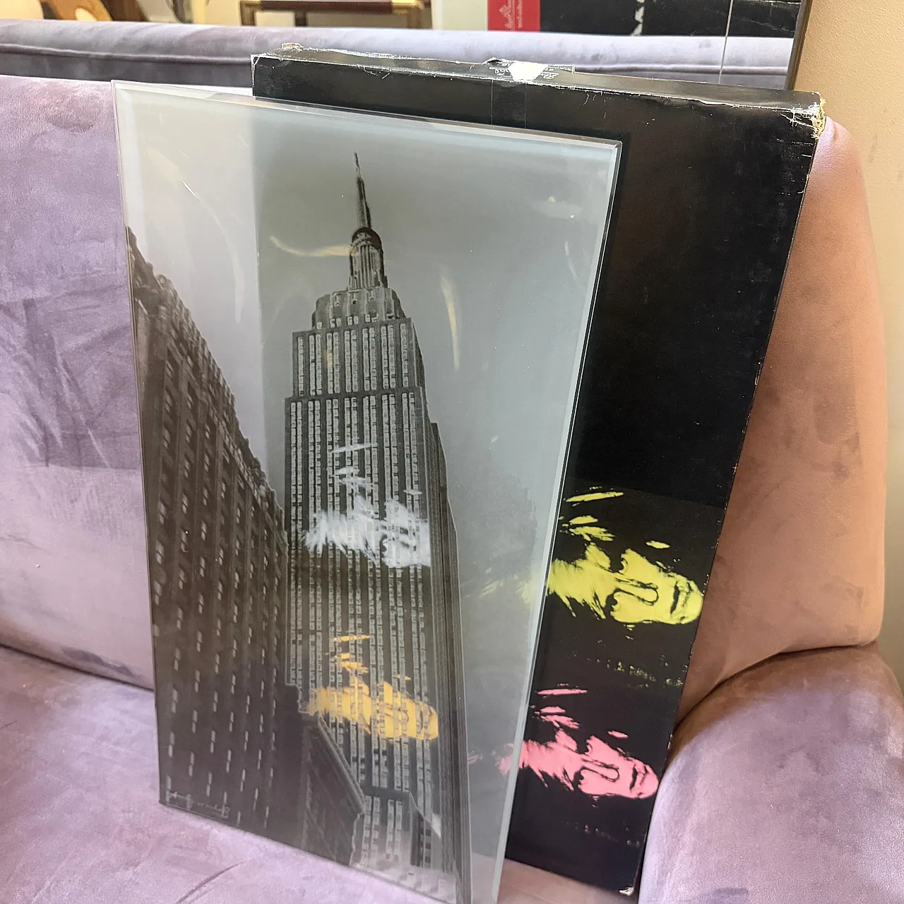 Vassoio in vetro Pop Art di Andy Warhol per Rosenthal, anni '90 4