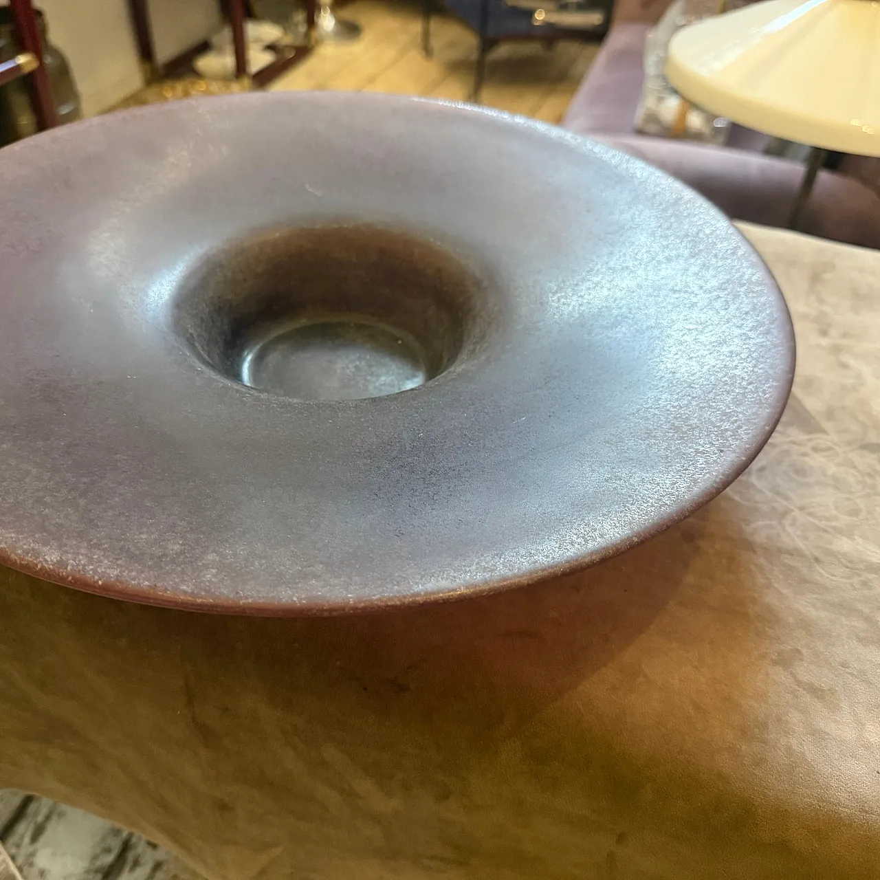 Scavo Murano glass centerpiece attributed to Cenedese, 1980s 3