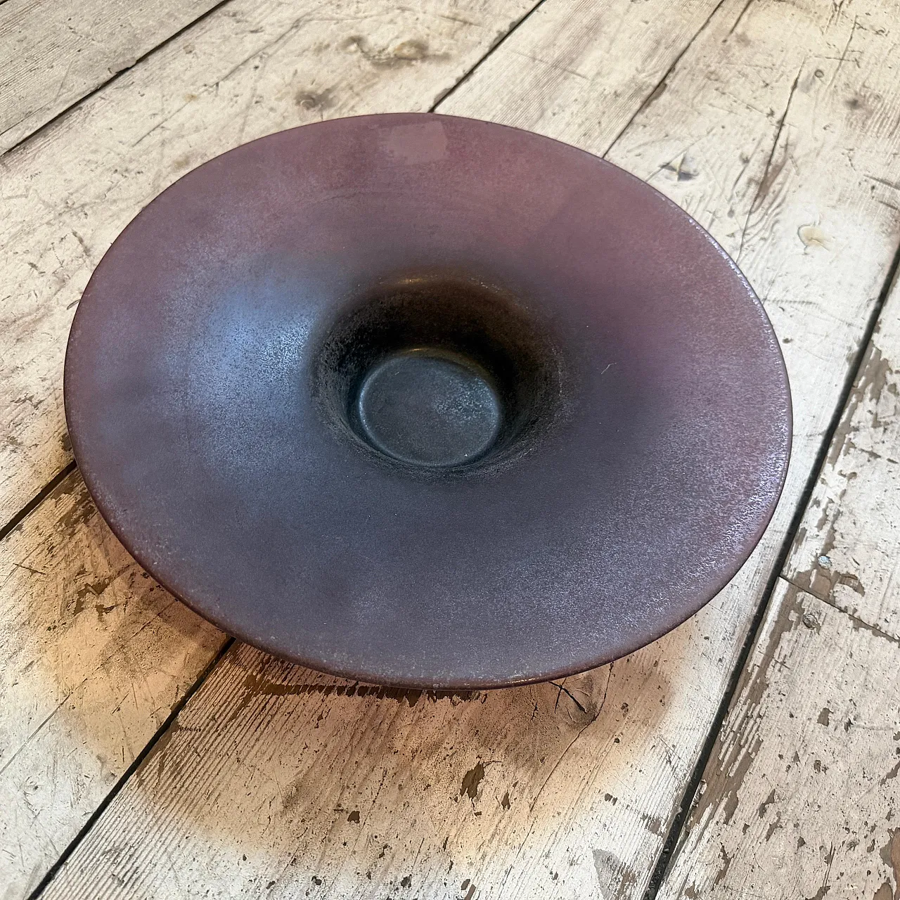 Scavo Murano glass centerpiece attributed to Cenedese, 1980s 11