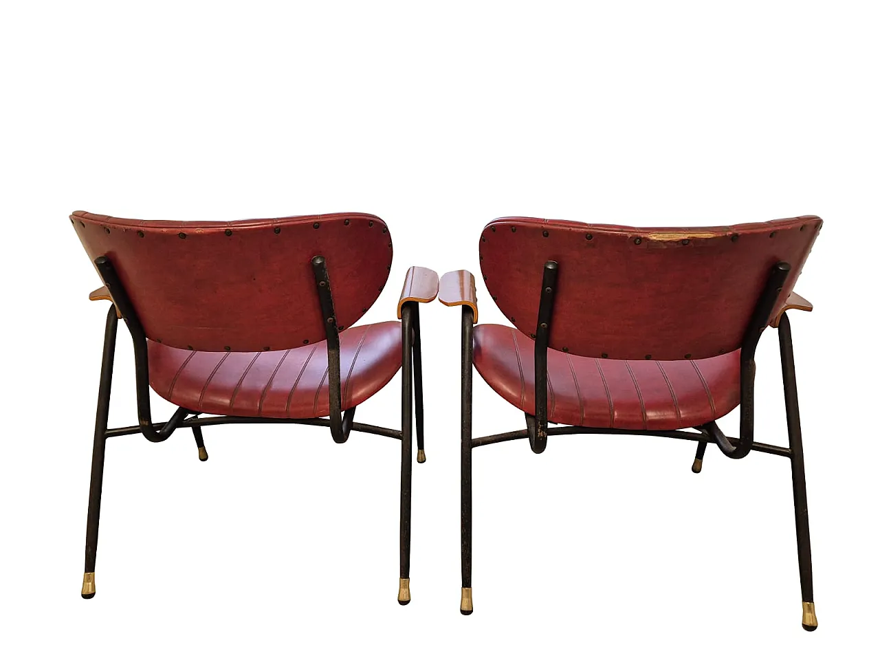 Coppia di poltrone Gastone Rinaldi per RIMA, anni ’50 2