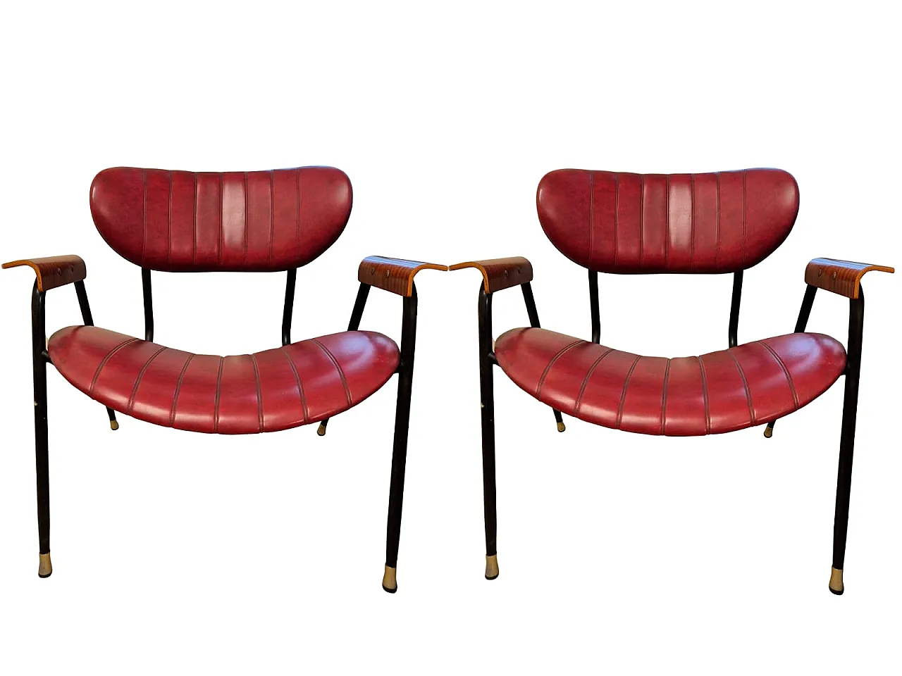 Coppia di poltrone Gastone Rinaldi per RIMA, anni ’50 14