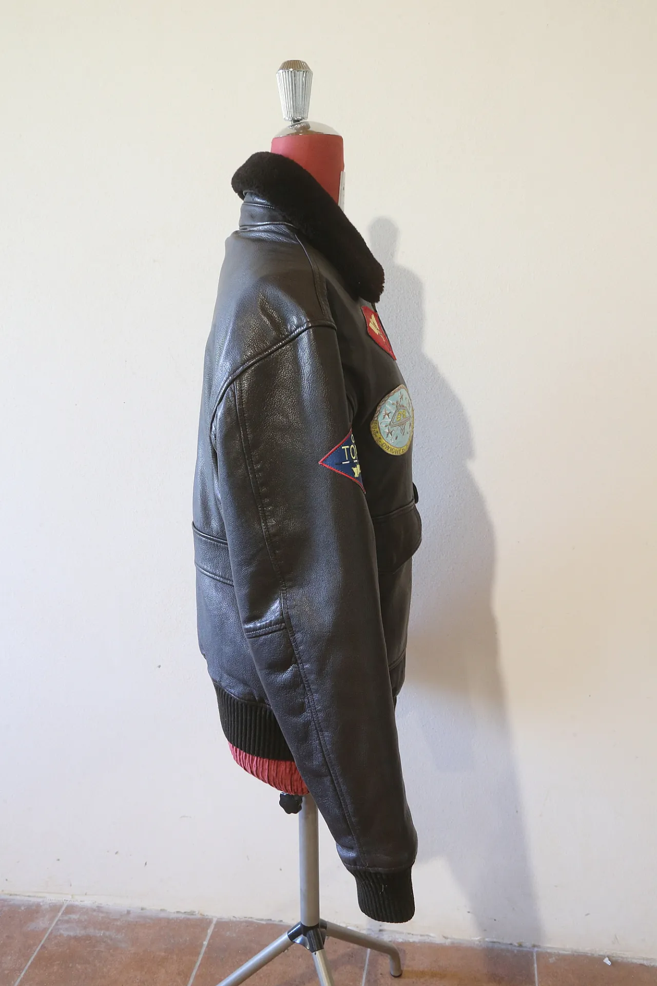 Flying Jacket G-1 TOP GUN no flag giacca pelle Avirex, 2000 6