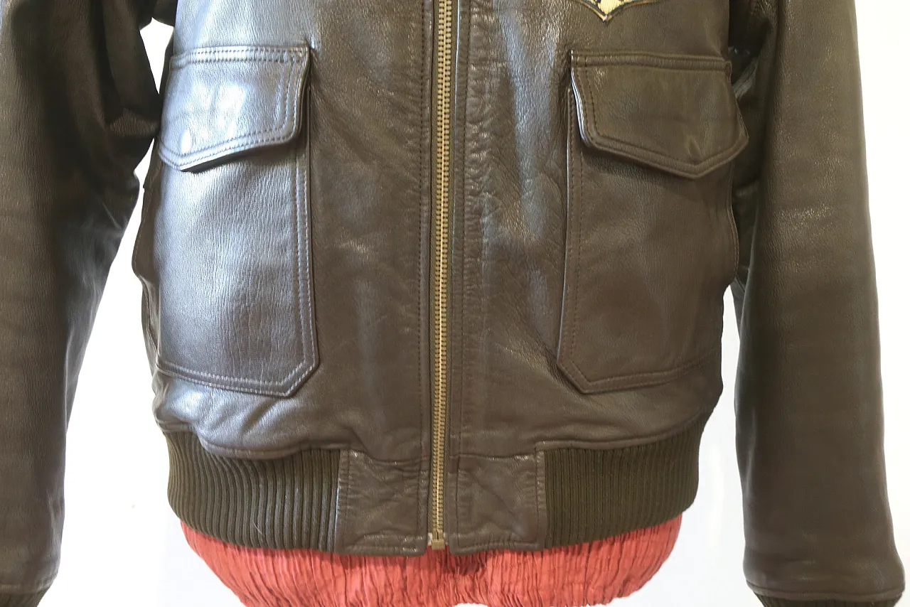 Flying Jacket G-1 TOP GUN no flag giacca pelle Avirex, 2000 17