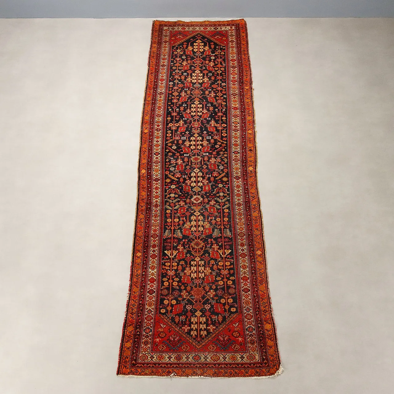 Malayer wool rug, fine knot, handmade, 20th century 3