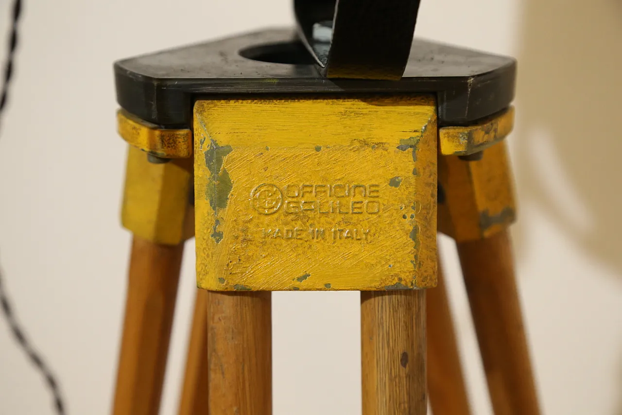 Theater lighthouse PC lens pinspot coemar  tripod floor lamp, 70s 8