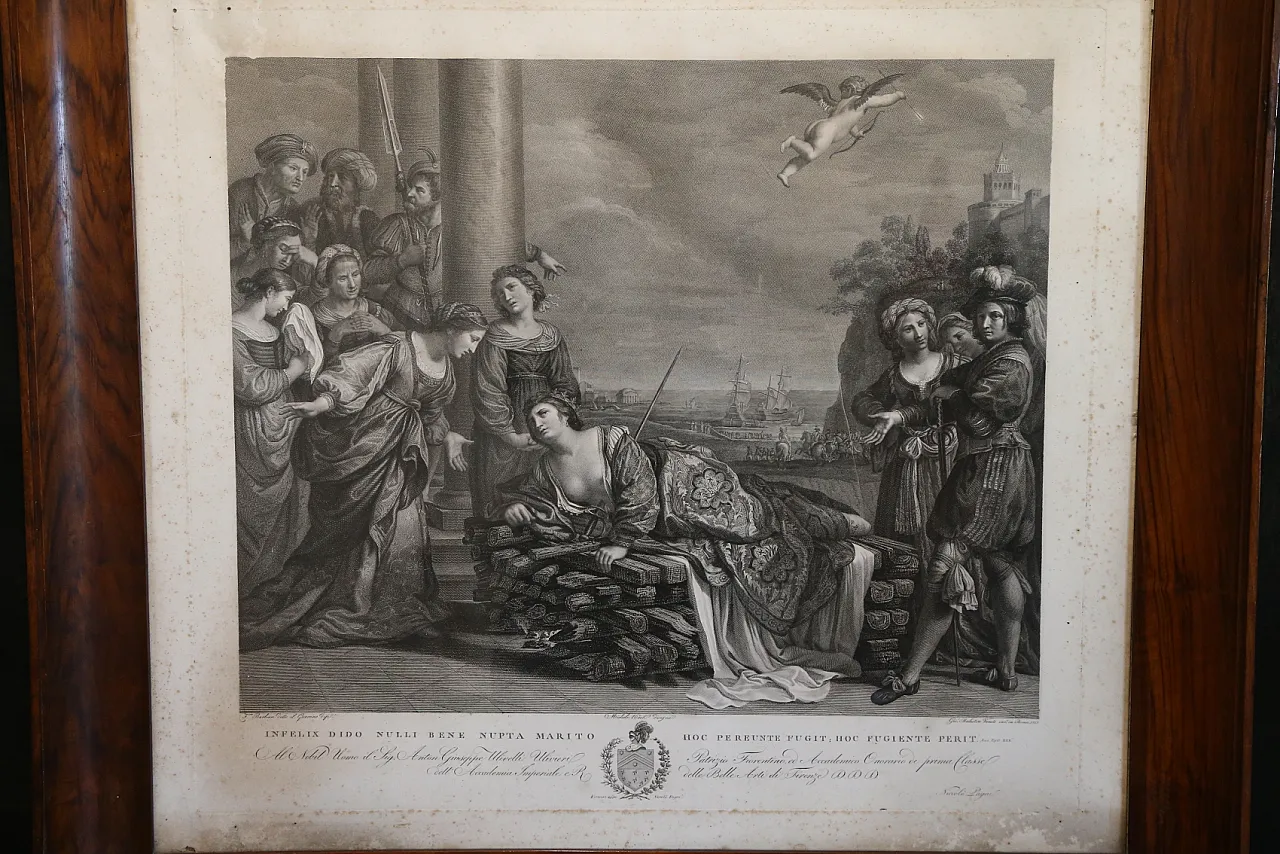 Etching suicide Dido Guercino Balestra Battisti Pagani, 1813 3