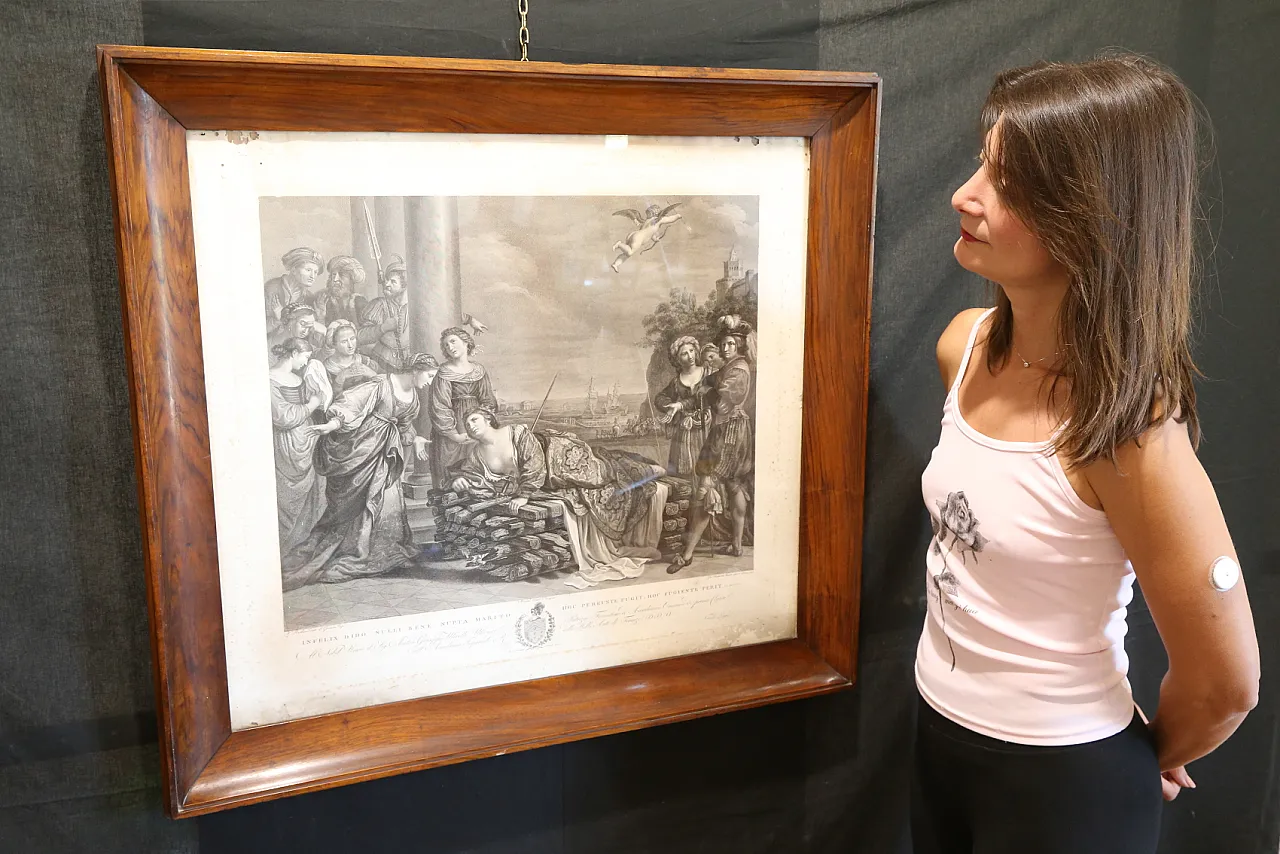 Etching suicide Dido Guercino Balestra Battisti Pagani, 1813 18