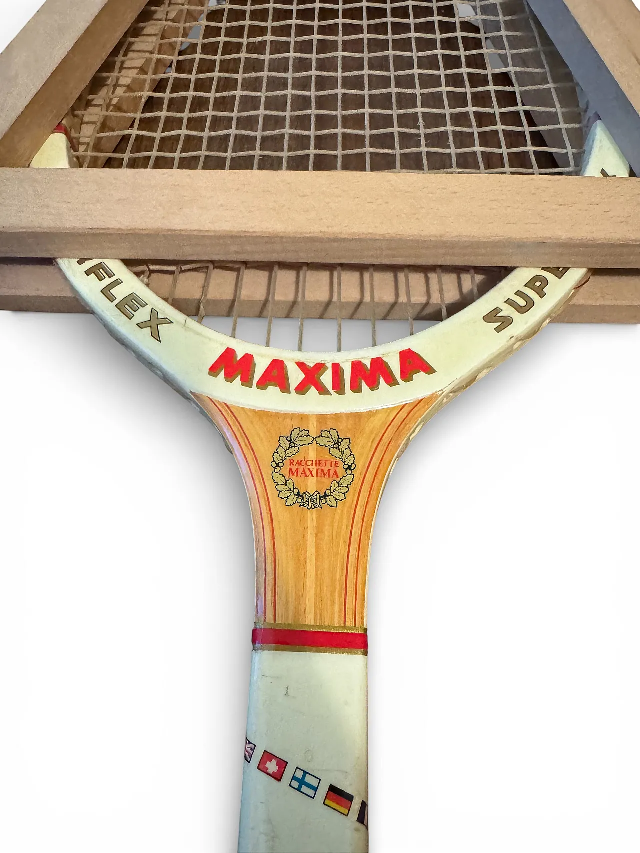 Racchetta da tennis Maxima Superflex Torneo, anni '70 4