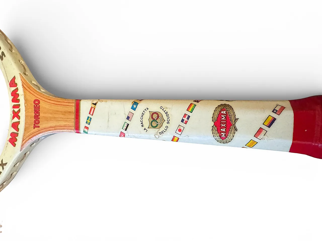 Racchetta da tennis Maxima Superflex Torneo, anni '70 7