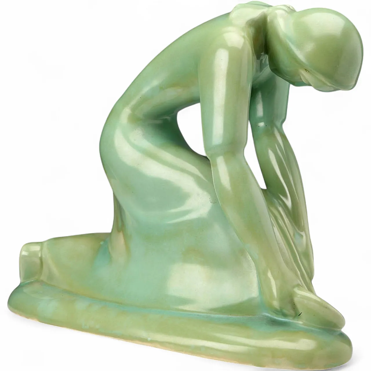 Scultura in ceramica raffigurante La Mietitrice, '900 9